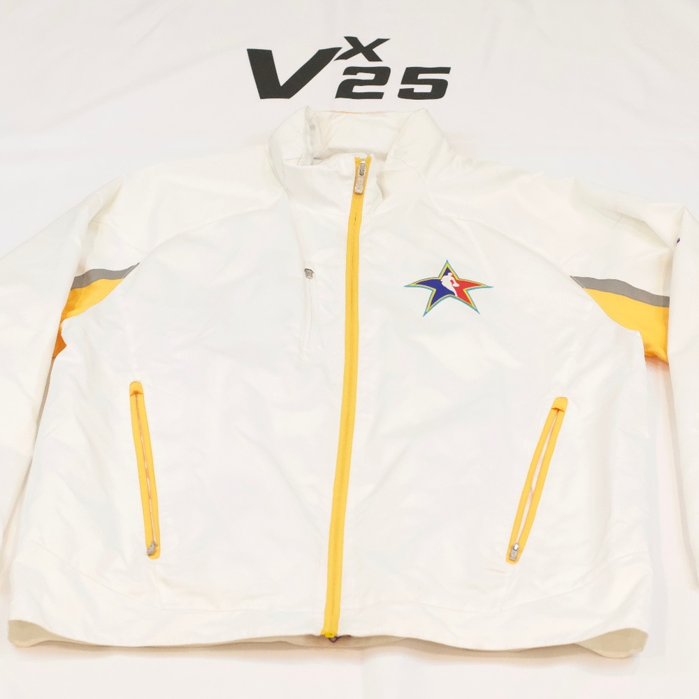 Official On Court Adidas 2008 NBA All-Star New Orleans Warm-Up Jacket White